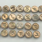 Standard Stamp Roman Alphabet Wax Seal Stamp Set with Delicate Packing/custom Accept