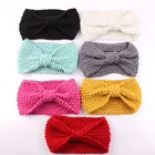 MY miyar High Quality Hair Accessories Winter Warm Knitted Crochet Women Headband Fashion Women Winter Running Headband