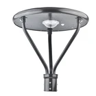 Solar Powered Sensor Waterproof Outdoor Yard Solar Led Post Cap Main Gate Pillar Light for Garden