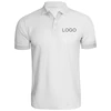 Custom print t-shirt polyester plain white cheap cotton blank polo t shirt