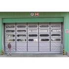 High speed PVC stacking door for industrial workshop