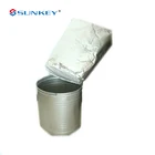 Aluminum foil round bottom bags disposable container for glue packaging