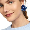 Kaimei 2018 Elegant Jewelry Glitter Sequins Flower Stud Earrings Bijoux Boho Statement Stud Earrings For Women Charm Brincos