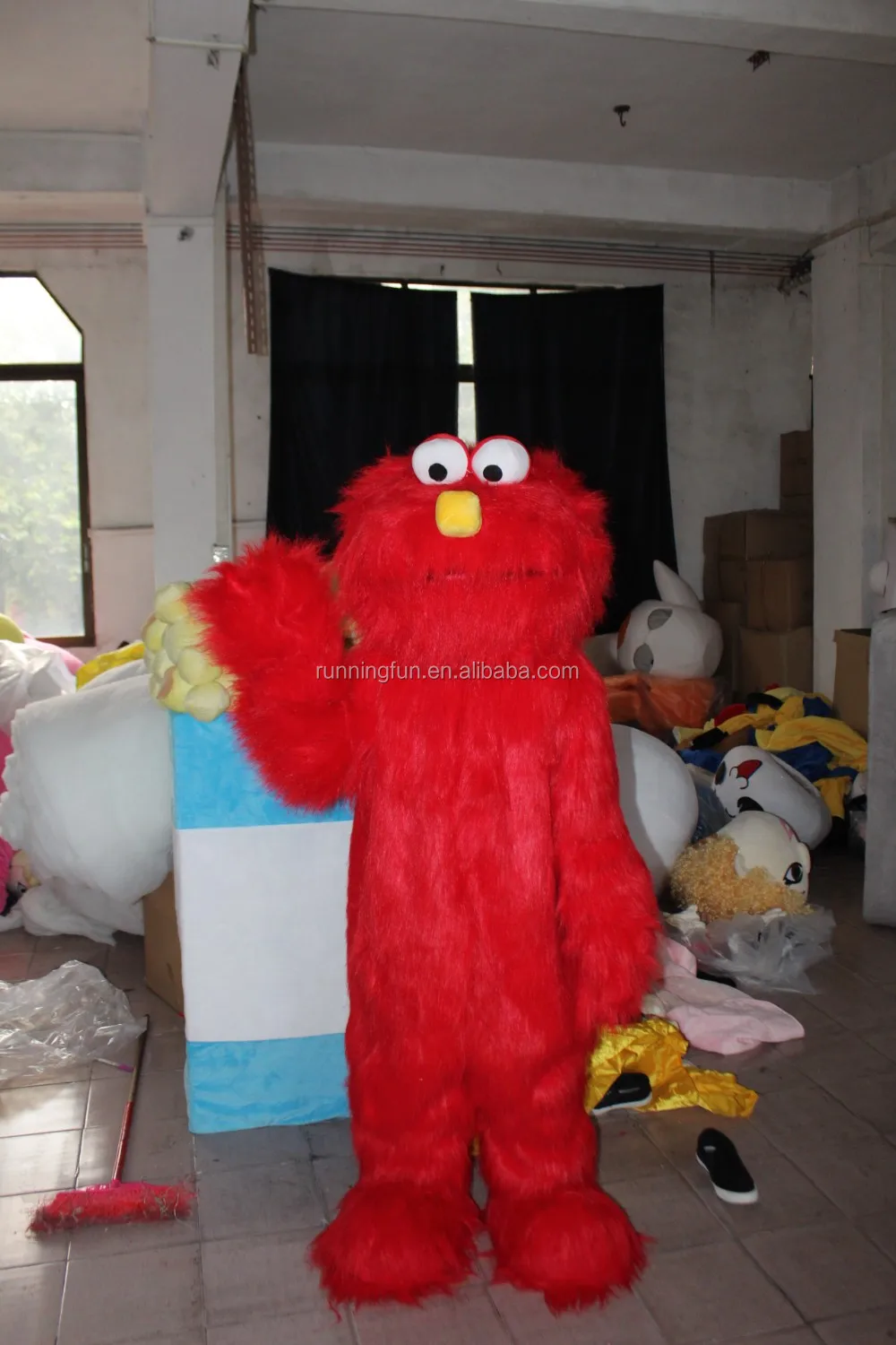 Elmo Adult Costume Rental 44