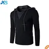 Wholesale China Factory Unisex Adult Casual Slim Fit Long Sleeve T Shirt With Hooded/ Hoodies Top OEM Windproof Adult Hoodie