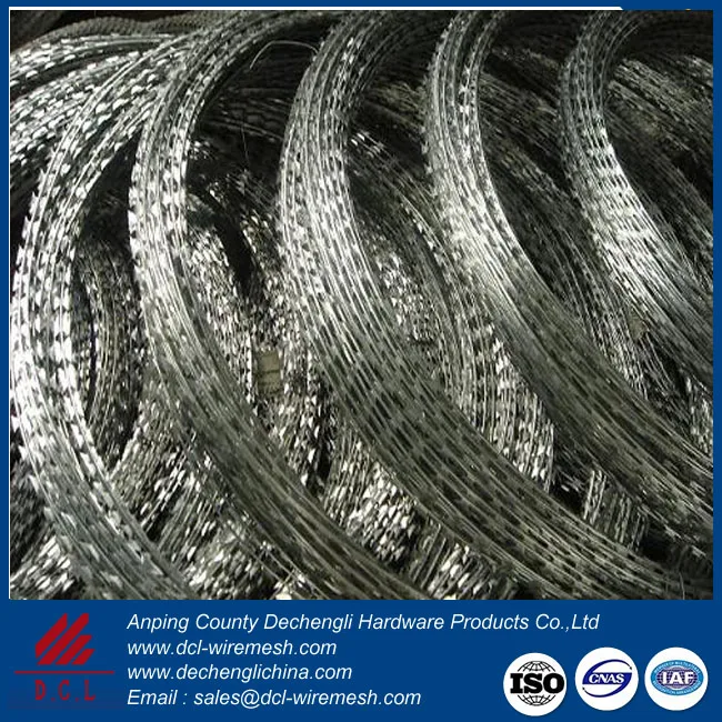 concertina cross razor wire