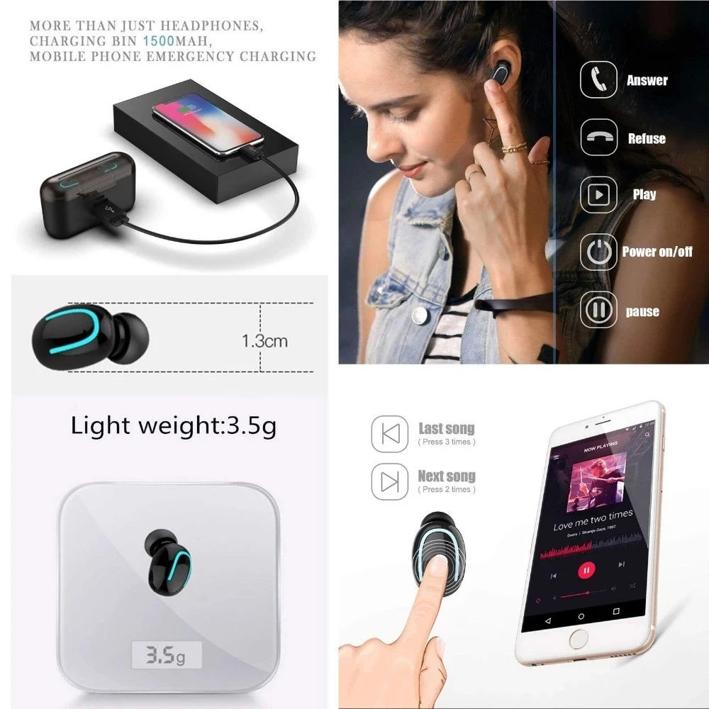 Manufacturer Supplier Original Headphone Q32 Earphone Wireless Neckband Earphone - ANKUX.COM
