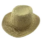 Classic cheap unisex Roll Brim Cowboy Straw Hat