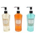 300 ml bottled Refreshing organic hotel bath and body works skin whitening shower gel with private label