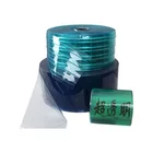 PVC material welding hanger flexible PVC plastic strip door curtain
