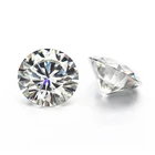 Hot Sale 1caratt 6.5mm Round Brilliant heart&arrow cut Loose Moissanite Stones.