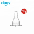 Hot Sales Transparent Baby Feeding Silicone Bottle Nipple long nipple