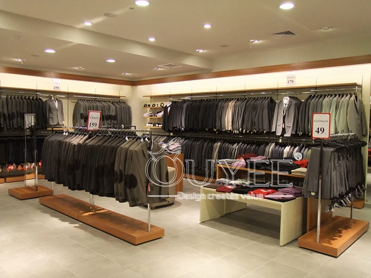 High Quality Modern Design Shop Display/Store Furniture For Men Clothes