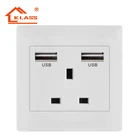 13A Electric Sockets and Switches UK Standard usb wall power socket