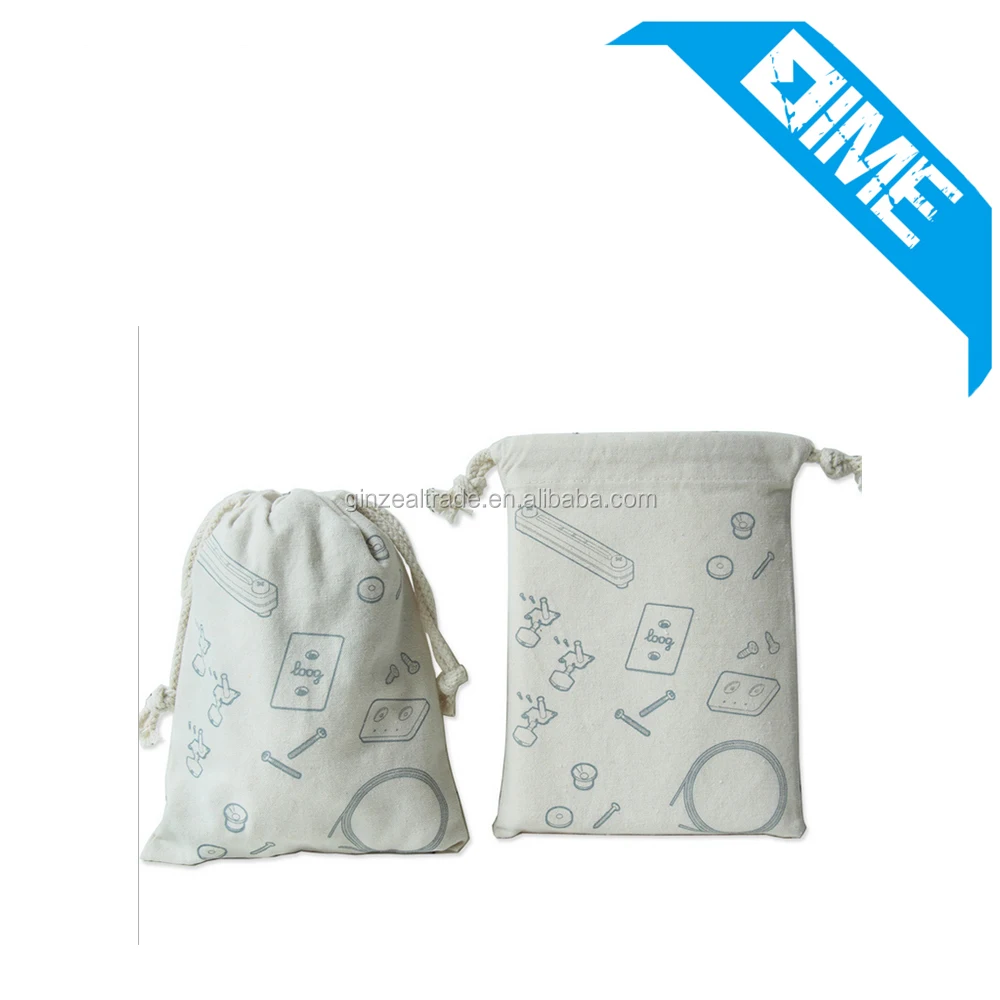 cotton cotton pouch drawstring bag