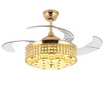 Best Quality Hidden Ceiling Fan Light Living Room Remote Control