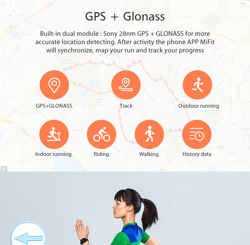 Mode Xiaomi Amazfit Sport Bracelet R&eacute;sistant &Agrave; L'eau Montre Intelligente - ANKUX.COM