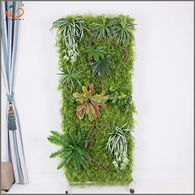 artificial grass wall with fern leaves artificial plant wall