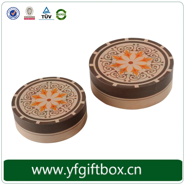 round shape national paper jewely boxes packaging jewel case