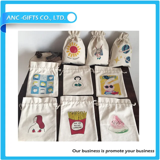 bag gift bags jewelry pouch custom logo print drawstring pouch
