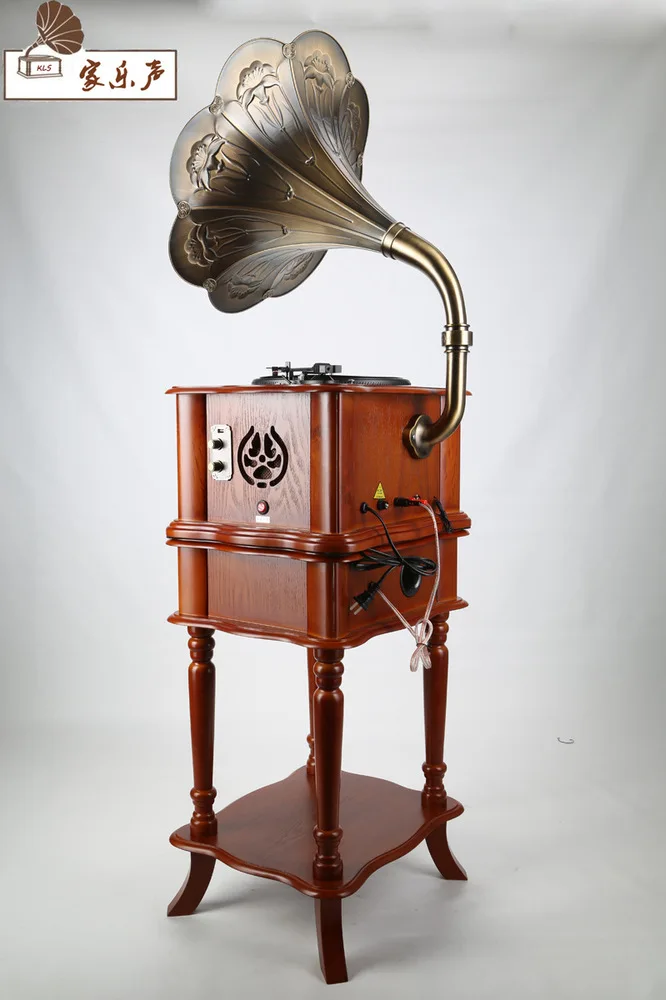 Kellogg acoustic phonograph record player manufacturer vinyl machine retro wooden crafts national shipping
