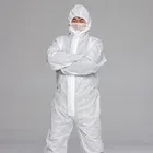 Breathable cheap nonwoven protective clothing polyethylene laminated suit coverall for painter
