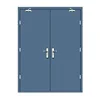 Best price 2 hours fire rated security steel front double doors