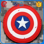 Custom 3d logo rubber label for clothing backpack and hat