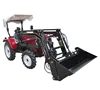 farm grass machinery equipment tractor China with hay rake back hoe and front loader