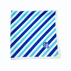 fashion pattern multicolor stripe polyester square scarf headscarf