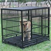 4 Sizes Galvanized Iron Premium Heavy Duty Dog Crate Model 170106 For Medium Large Sized Dogs