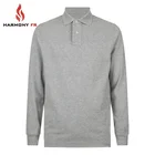 Wholesale Cotton Knitted Long Sleeve Polo EN11612 FR Workwear Shirt