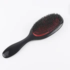 Wholesale Black Comb Plastic Hair Boar Bristle Hair Brush