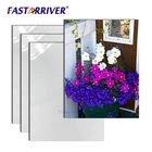polyester coating gloss white sublimation aluminum metal sheet 0.7mm