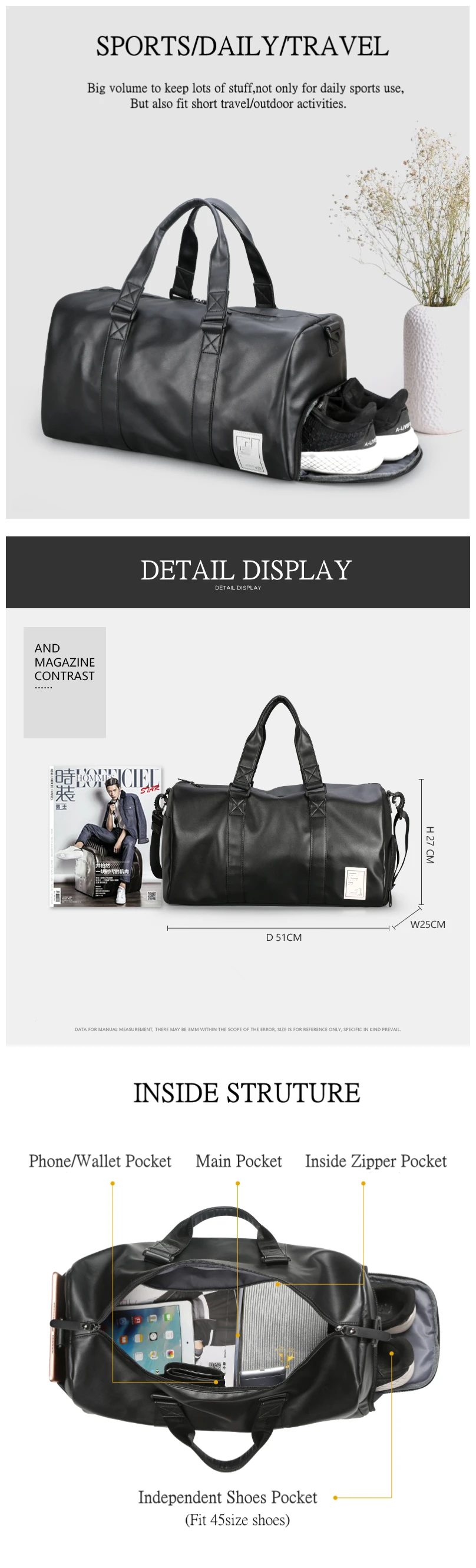 luggage size volume