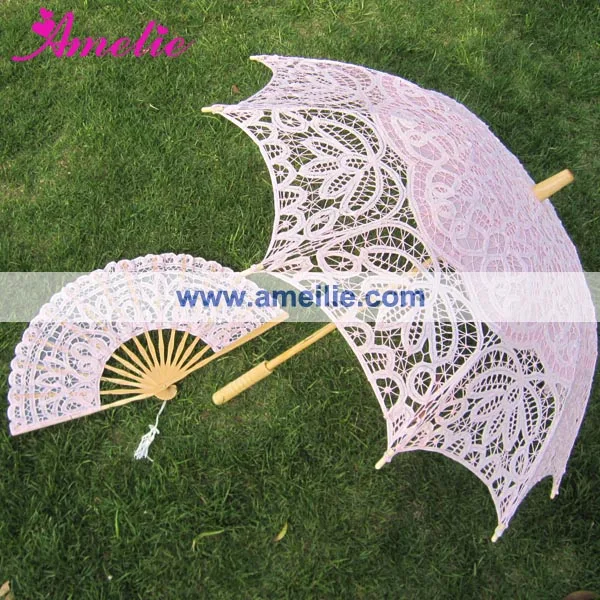 sombrilla de encaje y abanico-Paraguas-Identificación del producto