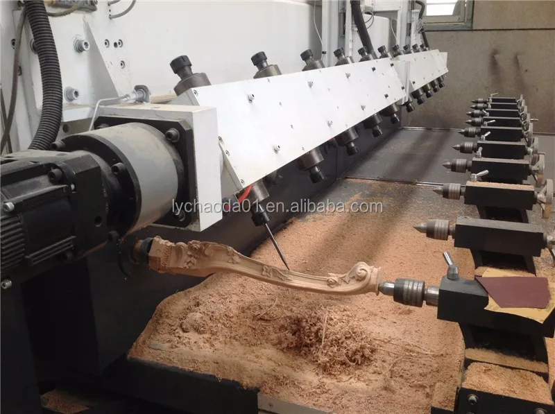 5 axis cnc wood carving machine for classical furniture mass production