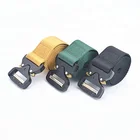 New army tactical belt canvas nylon material woven Weaving Fabric Men's Belt