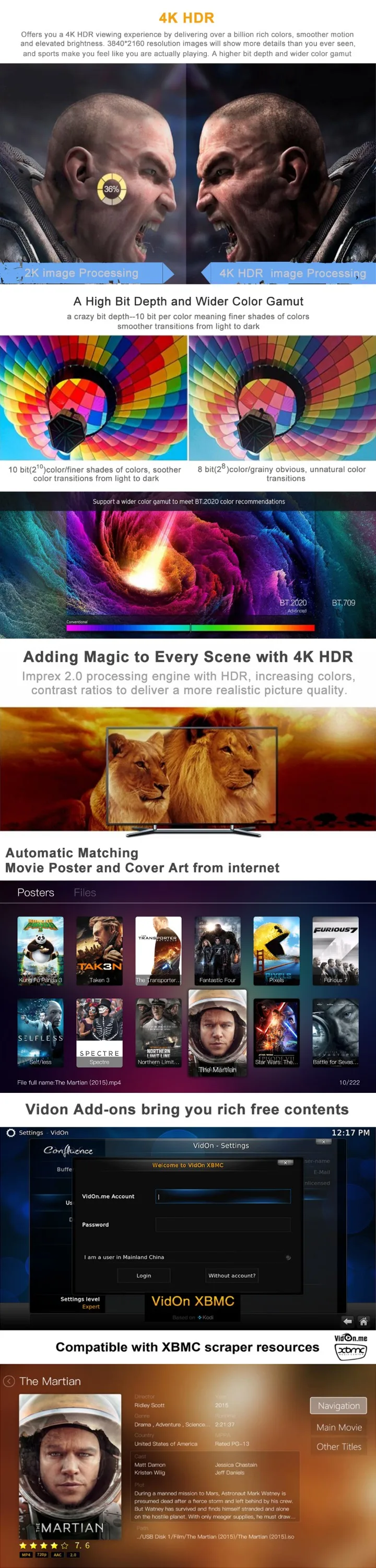 720px x 3000px - 2019 Best Sell china blue film video media player hd with full hd ...
