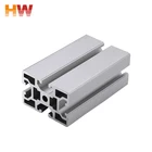HW 6000 Series 6061 6063 6005 T3 T4 T5 Aluminum Alloy Profile Extrusion Price Per Ton Pound