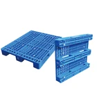 1200*1000*150mm Heavy Duty 3 Runners Open Deck Rackable Plastic Pallet