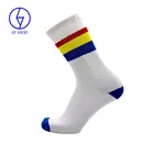 Hockey custom cycling athletic basketball mid-calf length sport socks knee high compression sport socks