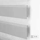 100% Polyester Blackout Sunscreen Fabric Double Layer Roller Zebra Blinds Shades