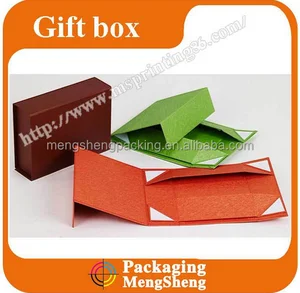 hot sale green square apple gift boxes for sale ,cardboard 