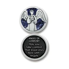 Custom angel metal silver religious coin gift maker novelty coin