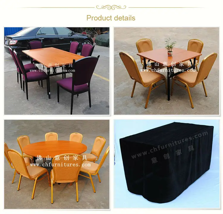 新しいデザインレストラン2014年tabel、 10人席、 様々な色とサイズycx-t10正方形の折りたたみ式テーブル仕入れ・メーカー・工場