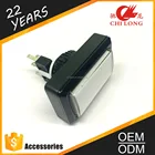 Easy to install or remove push button for coin operated game machines