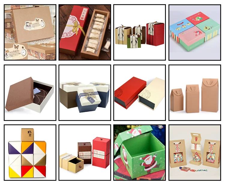 hot sale custom design cardboard cookie packaging paper box