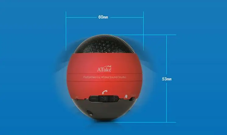 Tumbler Design Portable Bluetooth Speaker Mini Tumbler Wireless Stereo Speaker with Hands-free Mic roly-poly ball Mini Subwoofer - ANKUX.COM