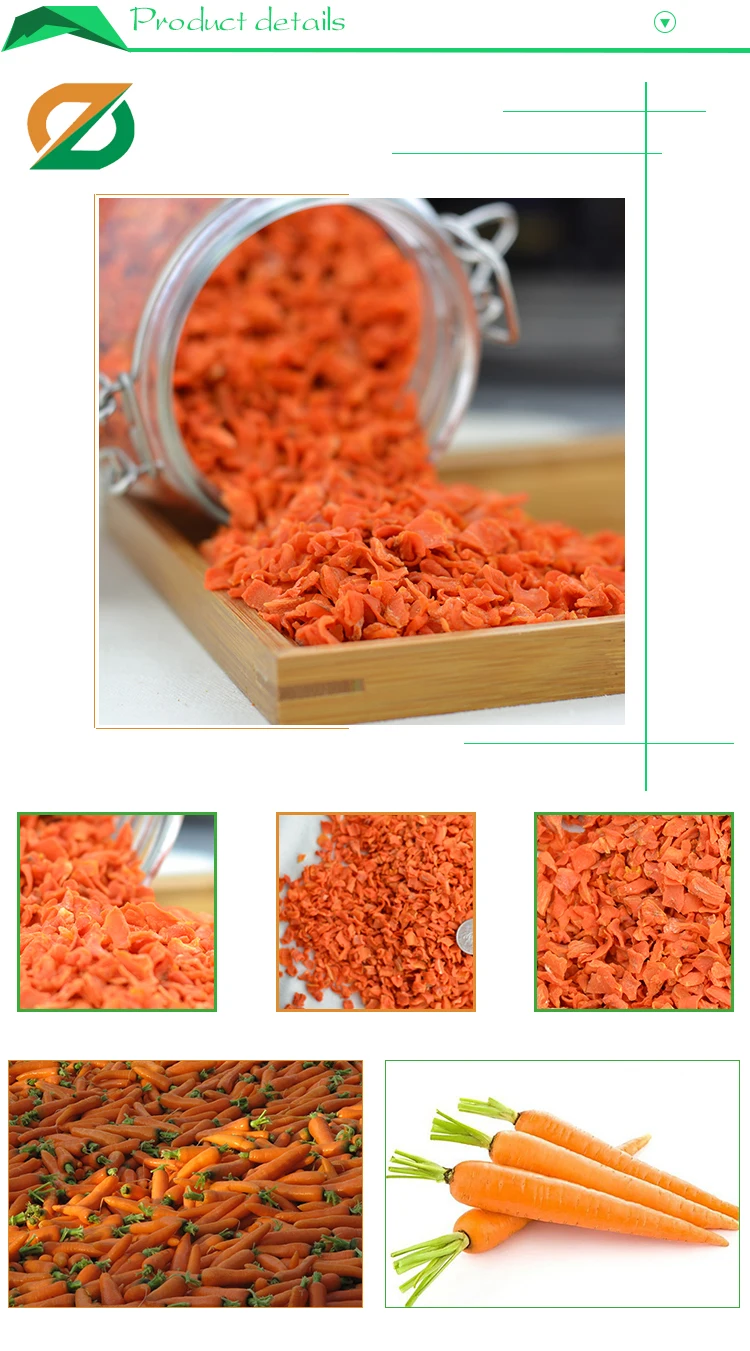 dried dehydrated carrot sticks vegetable